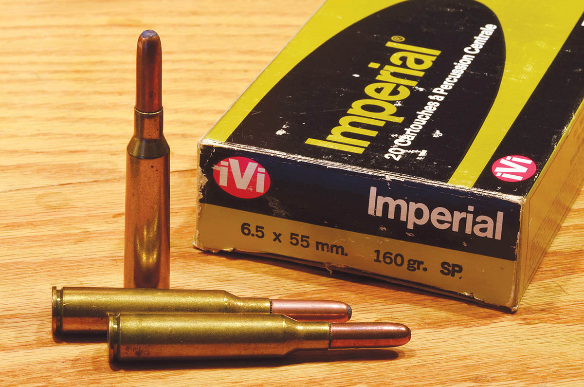 For years, Canada’s Dominion Cartridge Co. (C-I-L, late iVi) was the only North American source of 6.5x55 Swedish ammunition. It was loaded with a long, heavy, and very effective  bullet and was widely favored for moose.